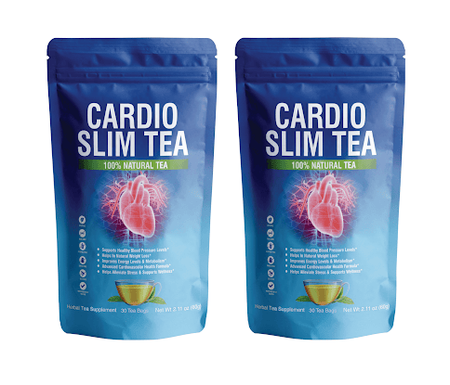 Cardio Slim Tea sample package, 2 pouches